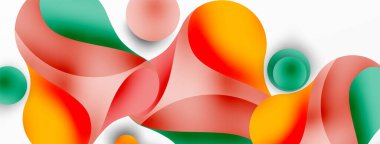 Geometrik yuvarlak şekiller ve soyut çemberler. Yapay zeka teknolojisi, engelleme zinciri, iletişim için duvar kağıdı, 5G, bilim, iş