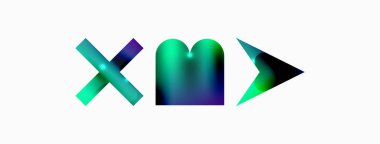 Minimum geometrik soyut arkaplan. İlkel şekiller kompozisyon arkaplanı. Duvar kağıdı, afiş, arkaplan veya iniş için moda tekno iş şablonu