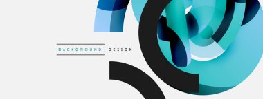 Soyut arkaplanı çember içine al. Duvar kağıdı afişi arkaplan kartı veya iniş sayfası için vektör illüstrasyonu