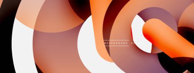 Soyut arkaplanı çember içine al. Duvar kağıdı afişi arkaplan kartı veya iniş sayfası için vektör illüstrasyonu