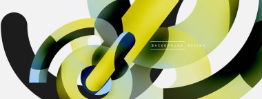 Soyut arkaplanı çember içine al. Duvar kağıdı afişi arkaplan kartı veya iniş sayfası için vektör illüstrasyonu