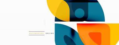 Çizgiler, kareler, daireler ve üçgenler. Duvar kağıdı, pankart, arkaplan, sunum veya iniş sayfası için Geometrik soyut arkaplan