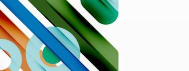 Yaratıcı geometrik duvar kağıdı. Küçük çizgiler ve çember arkaplanı