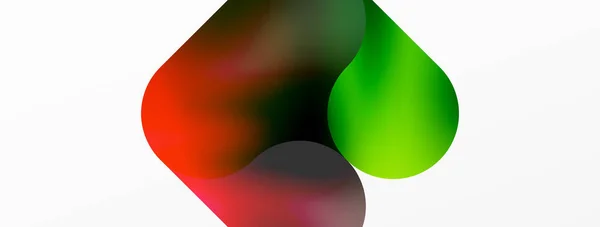 Formes Rondes Cercle Géométrique Fond Abstrait Illustration Vectorielle Pour Papier — Image vectorielle