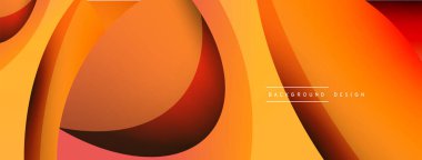 Yaratıcı geometrik duvar kağıdı. Asgari soyut arkaplan. Duvar kağıdı arkaplanı veya iniş sayfası için daire ve dalga kompozisyon vektör çizimi