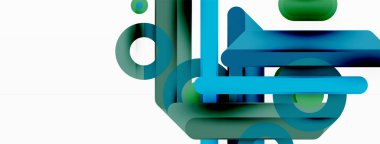 Yaratıcı geometrik duvar kağıdı. Küçük çizgiler ve çember arkaplanı