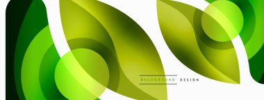 Yaratıcı geometrik duvar kağıdı. Asgari soyut arkaplan. Duvar kağıdı arkaplanı veya iniş sayfası için daire dalga ve yuvarlak şekiller kompozisyon vektör çizimi