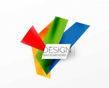 Arka plan soyut örtüşen şekiller. Duvar kağıdı afişi veya iniş sayfası için en düşük bileşim vektör ilüstrasyonuName