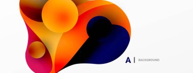 Geometrik yuvarlak şekiller ve soyut çemberler. Yapay zeka teknolojisi, engelleme zinciri, iletişim için duvar kağıdı, 5G, bilim, iş