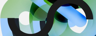 Soyut arkaplanı çember içine al. Duvar kağıdı afişi arkaplan kartı veya iniş sayfası için vektör illüstrasyonu