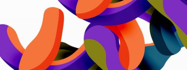 Yaratıcı geometrik duvar kağıdı. Sıvı dalga sıvısı arka planı şekillendirir. Duvar kağıdı, afiş, arkaplan veya iniş için tekno iş şablonu