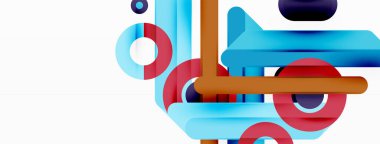 Çizgiler geometrik arkaplan. Çizgiler ve halkalar kompozisyon iş şablonu Duvar kağıdı, afiş, arkaplan veya iniş için