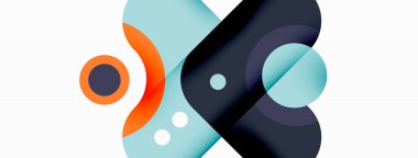 Yaratıcı geometrik duvar kağıdı. Minimum baloncuk oku ve çemberin soyut arkaplanı. Duvar kağıdı, afiş, arkaplan veya iniş için tekno iş şablonu