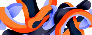 Yaratıcı geometrik duvar kağıdı. Sıvı dalga sıvısı arka planı şekillendirir. Duvar kağıdı, afiş, arkaplan veya iniş için tekno iş şablonu