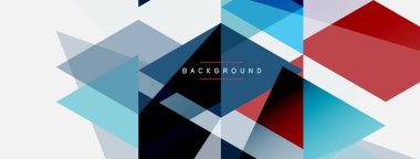 Renkli üçgen bileşimi, geometrik soyut arkaplan. Tekno veya iş konsepti, duvar kağıdı, afiş, arkaplan, iniş sayfası deseni