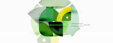 Çizgiler, kareler, daireler ve üçgenler. Duvar kağıdı, pankart, arkaplan, sunum veya iniş sayfası için Geometrik soyut arkaplan