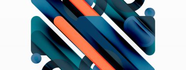 Yaratıcı geometrik duvar kağıdı. Asgari çizgiler ve daireler. Duvar kağıdı, afiş, arkaplan veya iniş için moda tekno iş şablonu