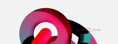 Soyut arkaplanı çember içine al. Duvar kağıdı afişi arkaplan kartı veya iniş sayfası için vektör illüstrasyonu