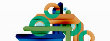 Yaratıcı geometrik duvar kağıdı. Küçük çizgiler ve çember arkaplanı