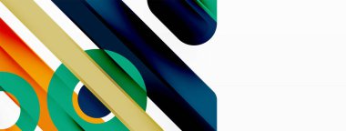 Çizgiler geometrik arkaplan. Çizgiler ve halkalar kompozisyon iş şablonu Duvar kağıdı, afiş, arkaplan veya iniş için