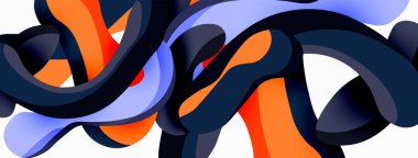 Yaratıcı geometrik duvar kağıdı. Sıvı dalga sıvısı arka planı şekillendirir. Duvar kağıdı, afiş, arkaplan veya iniş için tekno iş şablonu