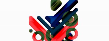 Yaratıcı geometrik duvar kağıdı. Asgari çizgiler ve daireler. Duvar kağıdı, afiş, arkaplan veya iniş için moda tekno iş şablonu