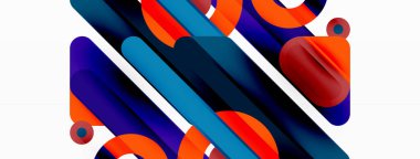 Yaratıcı geometrik duvar kağıdı. Küçük çizgiler ve çember arkaplanı