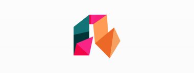 Yaratıcı geometrik duvar kağıdı. Soyut kurdele biçimi kompozisyonu. Duvar kağıdı, afiş, arkaplan veya iniş için tekno iş şablonu