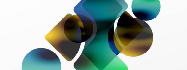 Saydam efektler geometrik soyut arkaplan. Minimalist duvar kağıdı, afiş, arkaplan veya iniş