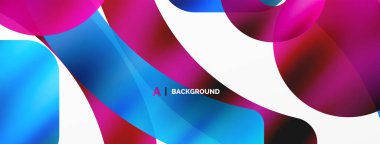 Metalik parlak geometrik yüzeyler, yuvarlak şekiller ve daireler. Duvar kağıdı, afiş, arkaplan, kart, kitap illüstrasyonu, iniş sayfası için dijital ağ geleceksel şablonu