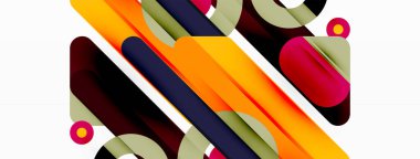 Çizgiler geometrik arkaplan. Çizgiler ve halkalar kompozisyon iş şablonu Duvar kağıdı, afiş, arkaplan veya iniş için