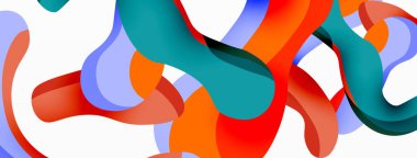 Yaratıcı geometrik duvar kağıdı. Sıvı dalga sıvısı arka planı şekillendirir. Duvar kağıdı, afiş, arkaplan veya iniş için tekno iş şablonu