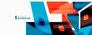 Soyut çizgi ve üçgen arkaplan. Yaratıcı geometrik soyut arkaplan. Duvar kağıdı, afiş, arkaplan veya iniş için iş şablonu