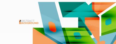 Yaratıcı geometrik duvar kağıdı. Soyut kurdele biçimi kompozisyonu. Duvar kağıdı, afiş, arkaplan veya iniş için tekno iş şablonu