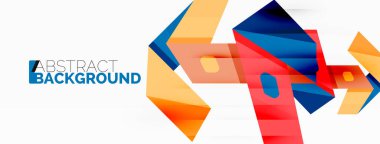 Soyut çizgi ve üçgen arkaplan. Yaratıcı geometrik soyut arkaplan. Duvar kağıdı, afiş, arkaplan veya iniş için iş şablonu