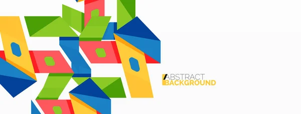 Abstract Lijn Driehoek Achtergrond Creatieve Geometrische Abstracte Achtergrond Bedrijfssjabloon Voor — Stockvector