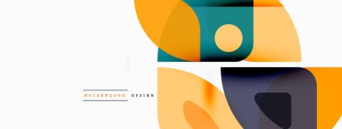 Çizgiler, kareler, daireler ve üçgenler. Duvar kağıdı, pankart, arkaplan, sunum veya iniş sayfası için Geometrik soyut arkaplan