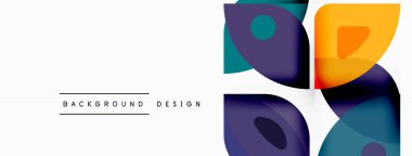 Çizgiler, kareler, daireler ve üçgenler. Duvar kağıdı, pankart, arkaplan, sunum veya iniş sayfası için Geometrik soyut arkaplan