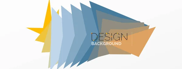 Arrière Plan Composition Géométrique Créative Avec Effet Dégradé Fond Écran — Image vectorielle