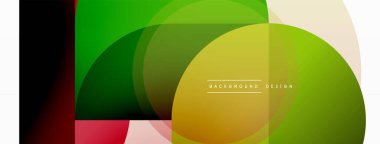 Geometrik asgari duvar kağıdı. Geometrik şekiller. Duvar kağıdı afişi veya iniş sayfası için vektör illüstrasyonu