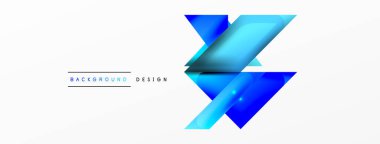 Dinamik 3d geometrik soyut arkaplan. Üçgenler ve diğer basit formlar. Duvar Kağıdı, Sancak, Arkaplan, Kart, Kitap İllüstrasyonu, İniş Sayfası