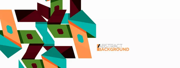 Abstraktní Linie Trojúhelník Pozadí Kreativní Geometrické Abstraktní Pozadí Obchodní Šablona — Stockový vektor