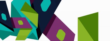 Yaratıcı geometrik duvar kağıdı. Soyut kurdele biçimi kompozisyonu. Duvar kağıdı, afiş, arkaplan veya iniş için tekno iş şablonu