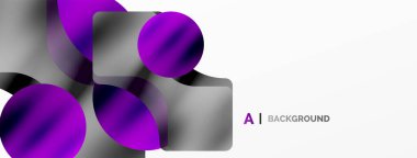 Saydam efektler geometrik soyut arkaplan. Minimalist duvar kağıdı, afiş, arkaplan veya iniş