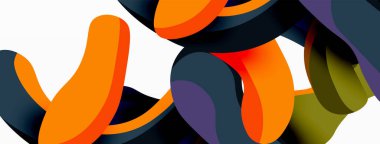 Yaratıcı geometrik duvar kağıdı. Sıvı dalga sıvısı arka planı şekillendirir. Duvar kağıdı, afiş, arkaplan veya iniş için tekno iş şablonu