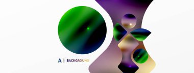 Saydam efektler geometrik soyut arkaplan. Minimalist duvar kağıdı, afiş, arkaplan veya iniş