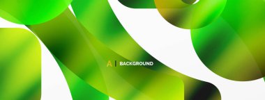 Metalik parlak geometrik yüzeyler, yuvarlak şekiller ve daireler. Duvar kağıdı, afiş, arkaplan, kart, kitap illüstrasyonu, iniş sayfası için dijital ağ geleceksel şablonu