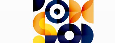 Temiz bir çember arka planı. Duvar kağıdı, pankart, arkaplan veya iniş için renkli şablon