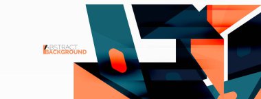 Soyut çizgi ve üçgen arkaplan. Yaratıcı geometrik soyut arkaplan. Duvar kağıdı, afiş, arkaplan veya iniş için iş şablonu