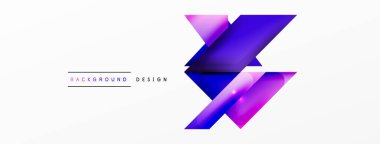 Dinamik 3d geometrik soyut arkaplan. Üçgenler ve diğer basit formlar. Duvar Kağıdı, Sancak, Arkaplan, Kart, Kitap İllüstrasyonu, İniş Sayfası